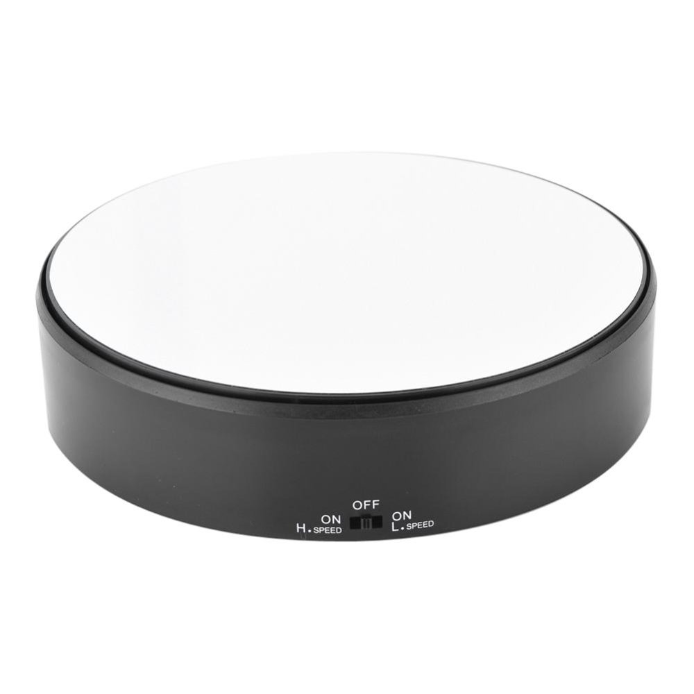 Lv. life Rotating Display Stand Battery, Turntable Display,Mirror