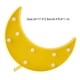 thumbnail image 4 of Yuarrent Luz de luna creciente, lámpara LED decorativa alimentada por batería, línea de arte, lámparas de iluminación encantadoras para decoraciones Iluminación navideña Mond Yuarrent HA060642-01, 4 of 6