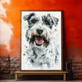 thumbnail image 4 of Sealyham Terrier Canvas Wall Art, Modern Cute Colorful Sealyham Terrier Canvas Dog Art Pictures Wall Decor for Kids Bedroom Decoration Unframed 8x12 inches, 4 of 5