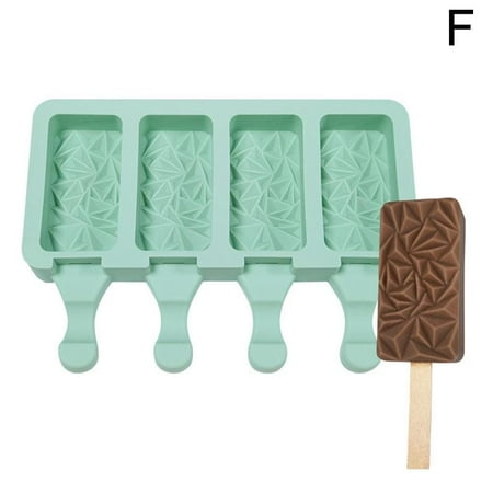 

4 Cavity DIY Silicone Ice Cream Cake Mold Ice Baking Kitchen Tool Mould G8S3