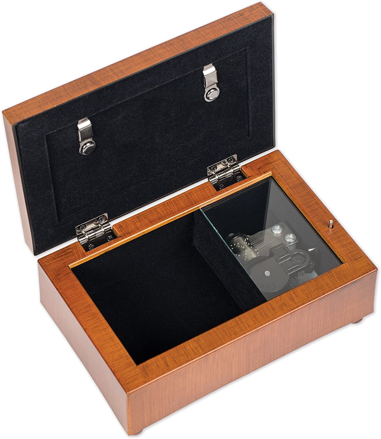 Cottage Garden Daughter Woodgrain Petite Rose Music Box / Jewelry Box Plays H...