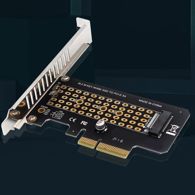 Adaptador Adaptador M.2 NVMe SSD a PCIE X4 Velocidad completa para Windows/Mac/Linux (Altura completa)