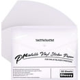 thumbnail image 1 of shiyou-Premium Printable Vinyl Sticker Paper - for Inkjet and Laser Printer - 55 Pack Glossy White Waterproof Inkjet Printable Vinyl - Dries Quickly and Holds Ink Beautifully, 1 of 4