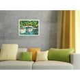 thumbnail image 4 of View from Anahulu Bridge - Hale‘iwa Hawaii - Rainbow Bridge - From an Original Hawaii Watercolor Painting by Peggy Chun - Fine Art Rolled Canvas Print 20in x 26in, 4 of 4