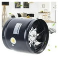 thumbnail image 3 of Axial Pipe Metal Blower Bathroom Fan Channel Pipe Fan 500m³/h Channel Duct Extractor Insert Exhaust Fan ,Easy Installation, 3 of 6