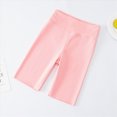 thumbnail image 4 of KPOPLK Teen Girls Under Dress Bike Shorts Girls Solid High Waist Biker Shorts Elastic Fitnessness Yoga Pants Bottoms Size 7-8 Years, 4 of 6