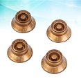 thumbnail image 3 of EeaseCA 4 Pcs Boutons Ronds de Guitare Boutons de Contrôle du Volume et de la Tonalité Boutons Rotatifs Style Épiphone Pièces de Guitare Électrique Remplacement GD28 (Doré), 3 of 7