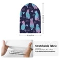 thumbnail image 2 of Kdxio Silhouette Cats Winter Beanie for Men Women Beanie Knit Hat Cuffed Cap Beanie Knit Chunky Snow Cap, 2 of 6