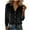 Black, variant on Karight Women's Dressy Button Down Velvet Blouse Tops Elegant Ladies Lapel Business Casual Tops Long Sleeve Party Shirts