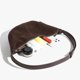 thumbnail image 4 of Crescent Bag para Mujeres Y Hombres Bolso Hombro Sólido Ante Hobo Sling (café), 4 of 7