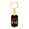 thumbnail image 4 of Beautiful Mother Mom Stainless Steel or 18k Gold Premium Swivel Dog Tag Keychain, 4 of 8