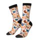 thumbnail image 1 of Fotbe Cute Chickens Calcetas Largas con Estampado para Hombre y Mujer – Calcetas de Compresión Transpirables y Elásticas, Viajar y Uso Diario Talla 5-11, 1 of 6