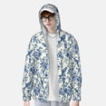 thumbnail image 2 of Fotbe Vintage Floral Birds Chaqueta con Protección Solar UPF 50+ para Hombre y Mujer, Camisa con Capucha y Bolsillos-X-Large, 2 of 7