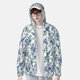 thumbnail image 2 of Balery Vintage Floral Birds Sudadera ligera de manga larga con capucha y protección solar UPF 50+ para hombre y mujer, ideal para pesca y running-Medium, 2 of 7