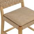 thumbnail image 5 of Nathan James Cohen Saddle Counter Height Bar Stool, Natural Brown, 5 of 6