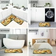 thumbnail image 4 of Coolnut Kitchen Rugs 2 Piece Waterproof Non Slip Kitchen Mat Sunflowers Butterfly Kitchen Rug Set for Sink Office Kitchen Cafe, 19.7"x47.2"+19.7"x27.6" Home Decor Gifts, 4 of 7