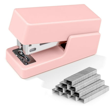 Mini Stapler with 830 Staples, Small Cute Desk Staplers, 25 Sheet Capacity