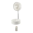 thumbnail image 3 of Ventilador de pie oscilante portátil Macarena Ventilador de mesa telescópico blanco, 3 of 8