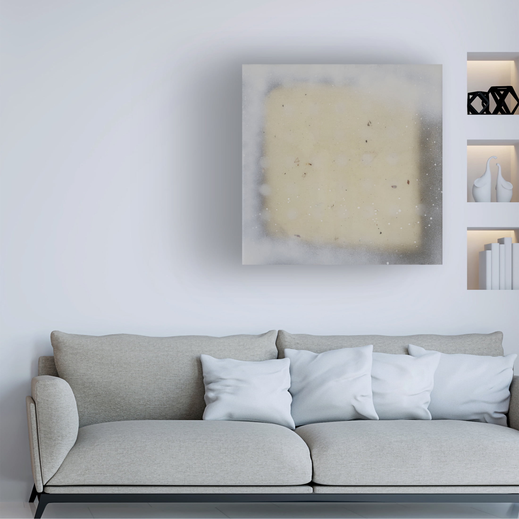 Trademark Fine Art Erin McGee Ferrell Polka Squares V Canvas Wall Art