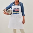 thumbnail image 4 of CafePress - I Stand With Ukraine - Kitchen Apron with Pockets, Grilling Apron, Baking Apron, 4 of 5