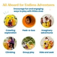 thumbnail image 5 of ECR4Kids Toby Climb-N-Crawl Train, 2-Section Extension Set, Add-on Item, Orange/Yellow, 5 of 9