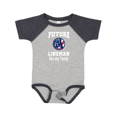 

Inktastic Future Lineman Like Daddy Gift Baby Boy Bodysuit
