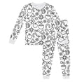 thumbnail image 1 of WEIYLL Ensembles de Tenues pour Filles Enfants Col Rond Manches Longues Haut Pantalon Pyjamas Diy Peint à la Main Blanc Tenue d'Automne Filles Taille 7-8 Ans, 1 of 7