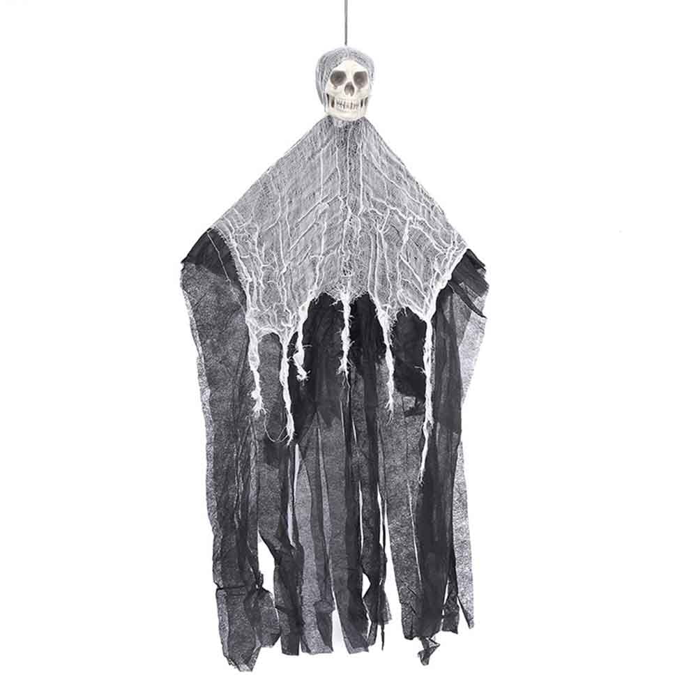 Halloween Hanging Ghos Scary Hanging Skeleton Ghost Prop for Indoor ...