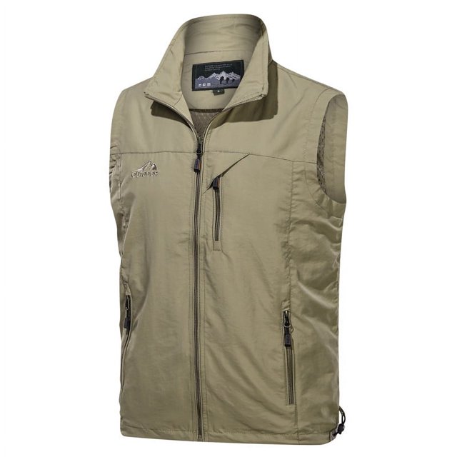 Chaleco de secado rápido para exteriores de primavera y otoño, chaleco informal para fotografía de hombre, chaleco de pesca con múltiples bolsillos, chaqueta, mono, chaleco de gran tamaño