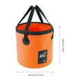 thumbnail image 2 of Premium Collapsible Bucket with Handle,Portable Camping Bucket,Ultra Lightweight Outdoor Basin Fishing Bucket,Folding Bucket for Fishing,Camping,Hiking,Car Washing,Boating Gardening, 2 of 5