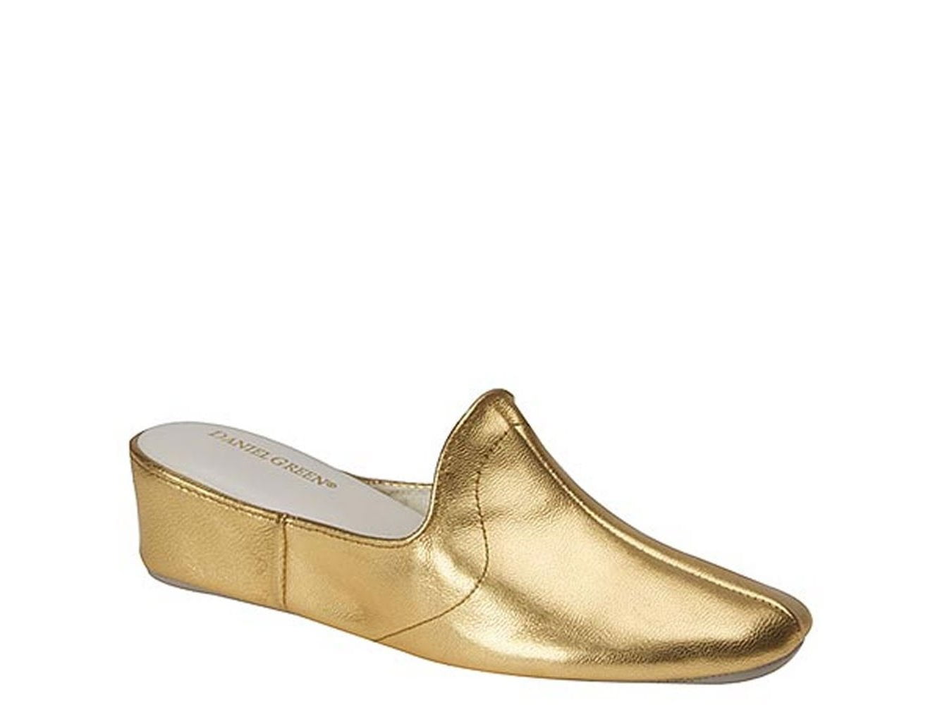 Photo 1 of Daniel Green Womens Glamour Leather Closed Toe Mules