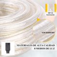 thumbnail image 4 of Manguera de Luz LED - 8 Modos, IP65 Resistente al Agua, Blanco Cálido/Frío/Multicolor - ¡Ilumina tu Hogar! (10M - 200 LED's, Blanco Frío), 4 of 9
