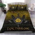 thumbnail image 1 of Juego de Cama Vikingo Ragnar Lothbrok Ragnar Lodbrok Guerrero Vikingo Versión Oro, 1 of 5