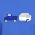 thumbnail image 3 of CafePress - Truck & Camper T Shirt - Men's Classic Graphic Cotton T-Shirt, 3 of 4
