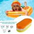 thumbnail image 6 of Soumake Silicone Swimming Goggle Case with Drain Hole Lightweight Shockproof Goggle Protective Box for Swimming Goggles, 6 of 8