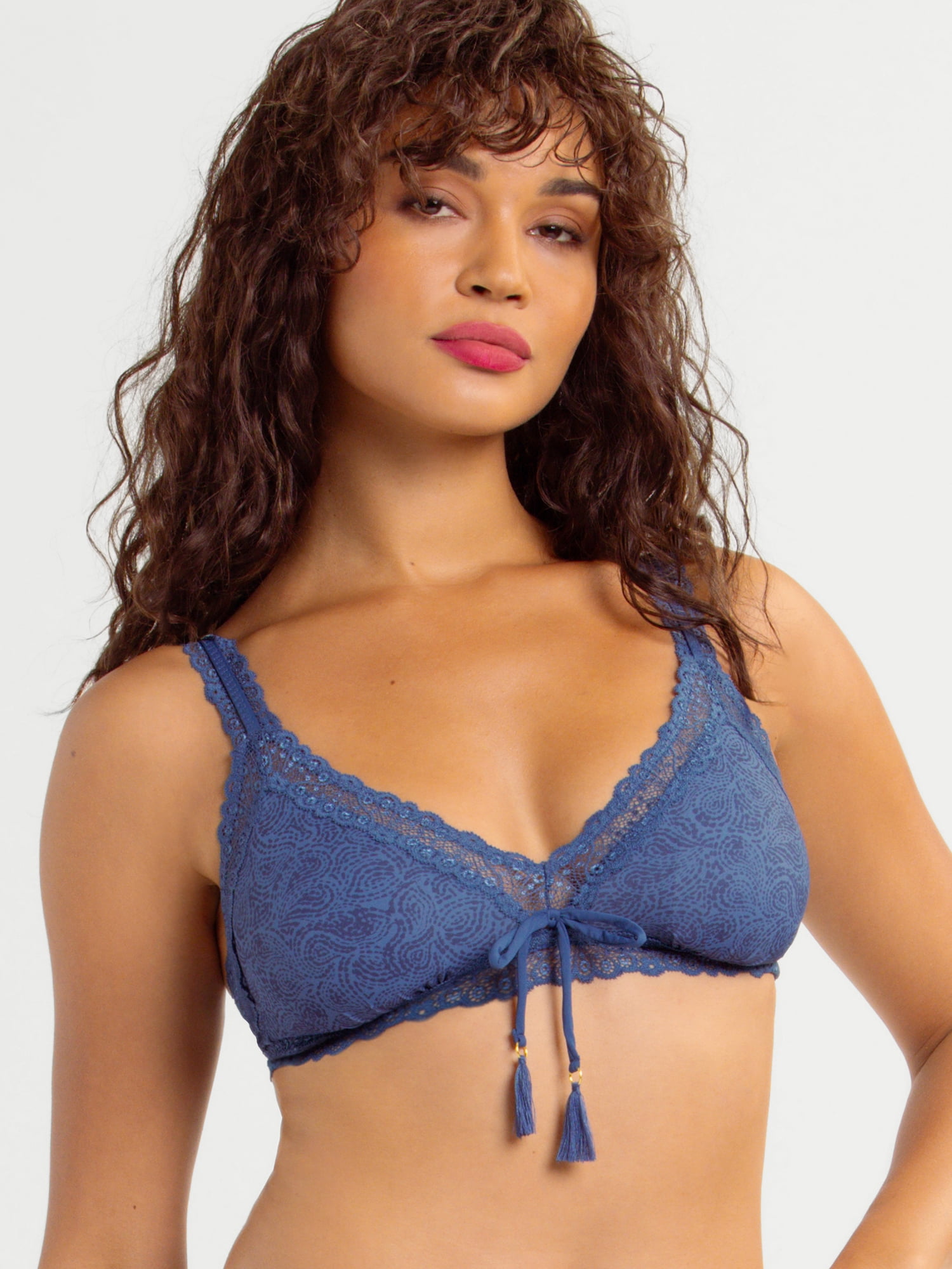 Jessica Simpson Women's Micro Lace Bralette, Size S-XXXL