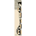 thumbnail image 2 of Gustav, Klimt 8x24 Black Ornate Wood Framed with Double Matting Museum Art Print Titled - Woman and Tree II (Neutral), 2 of 4
