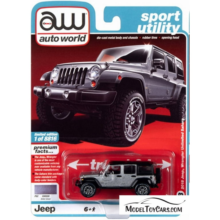 auto world Jeep Wrangler 1/64 ミニカー　ジープ Auto World 1:64 - 2017 Jeep Wrangler Chief Edition (Yellow