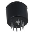thumbnail image 1 of BQLZR 4 x Black Bakelite 9 Pin Vacuum Tube Socket Saver Tube Amplifier Parts, 1 of 5