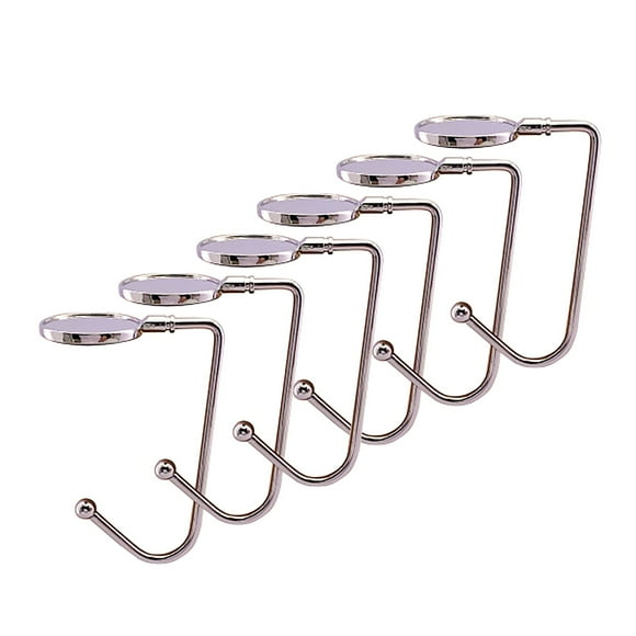 Agiferg 6 Pack Rotatable Holders Mantel Hooks Hanger Clips Safety Grip