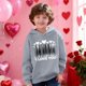 thumbnail image 1 of TaTaai Valentines Sweatshirt Women Gnomes Shirts Love Heart Sweater Crewneck Long Sleeve Pullover Tops Gift, 1 of 8