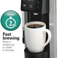 thumbnail image 6 of FlexBrew Advanced 5-in-1 Programmable 12 Cup Drip and Single Serve Hot & Iced Coffee Maker with Movable 60 oz. Water Reservoir, Use Pod Packs and Grounds, Fast Brewing, Black (49924), 6 of 9