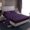Purple, variant on Feelyou Adult Boho Damask Twin Sheet Sets, Black Red Ghost Bedding, 3-Piece