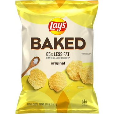 Lays Baked Potato Crisps, Original, 6.25 Oz - Pack of 2