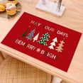 thumbnail image 2 of Christmas Insulated Placemats for Western Dining Festive Kitchen and Restaurant Table Protectors with HeatResistant and Durable PVC Material, 2 of 8