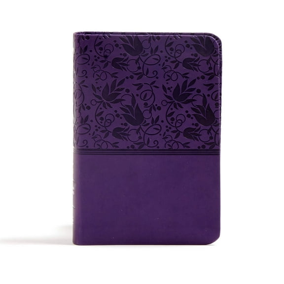 Pre-Owned CSB Large Print Compact Reference Bible, Purple Leathertouch, Indexed (Unknown) 1433647389 9781433647383