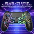 thumbnail image 3 of Controlador Inalámbrico para P4 con Iluminación RGB, Joystick de Juego Remoto Compatible con P-4/P-4 Slim/P-4 Pro/PC, 3 of 8