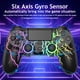 thumbnail image 3 of Controlador Inalámbrico para P4 con Iluminación RGB, Joystick de Juego Remoto Compatible con P-4/P-4 Slim/P-4 Pro/PC, 3 of 8
