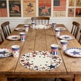 thumbnail image 6 of OAVQHLG3B American Flag Vases Flowers 4th of July Round Placemats Set of 4, 14 Inch Patriotic Memorial Day Round Table Mats for Dining Decoration, 6 of 6