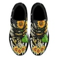 thumbnail image 2 of Bee Sunflower American flag Shoes Sneakers Black Size 3.5, 2 of 7